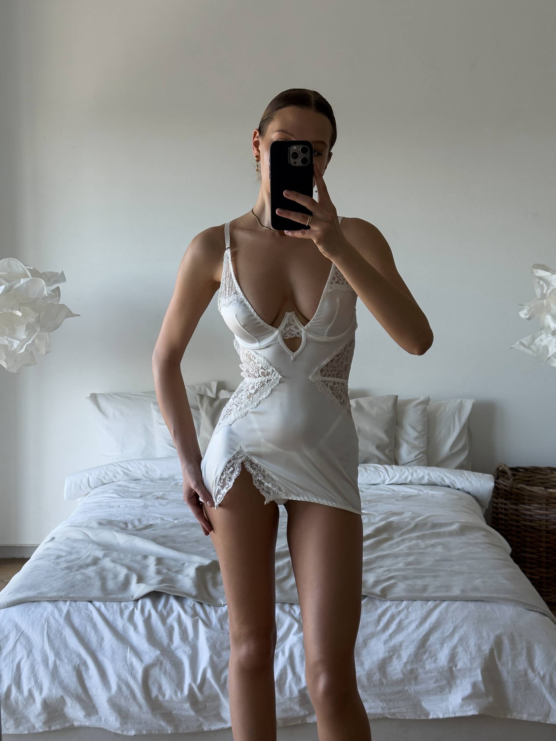 Bride Beyaz Babydoll
