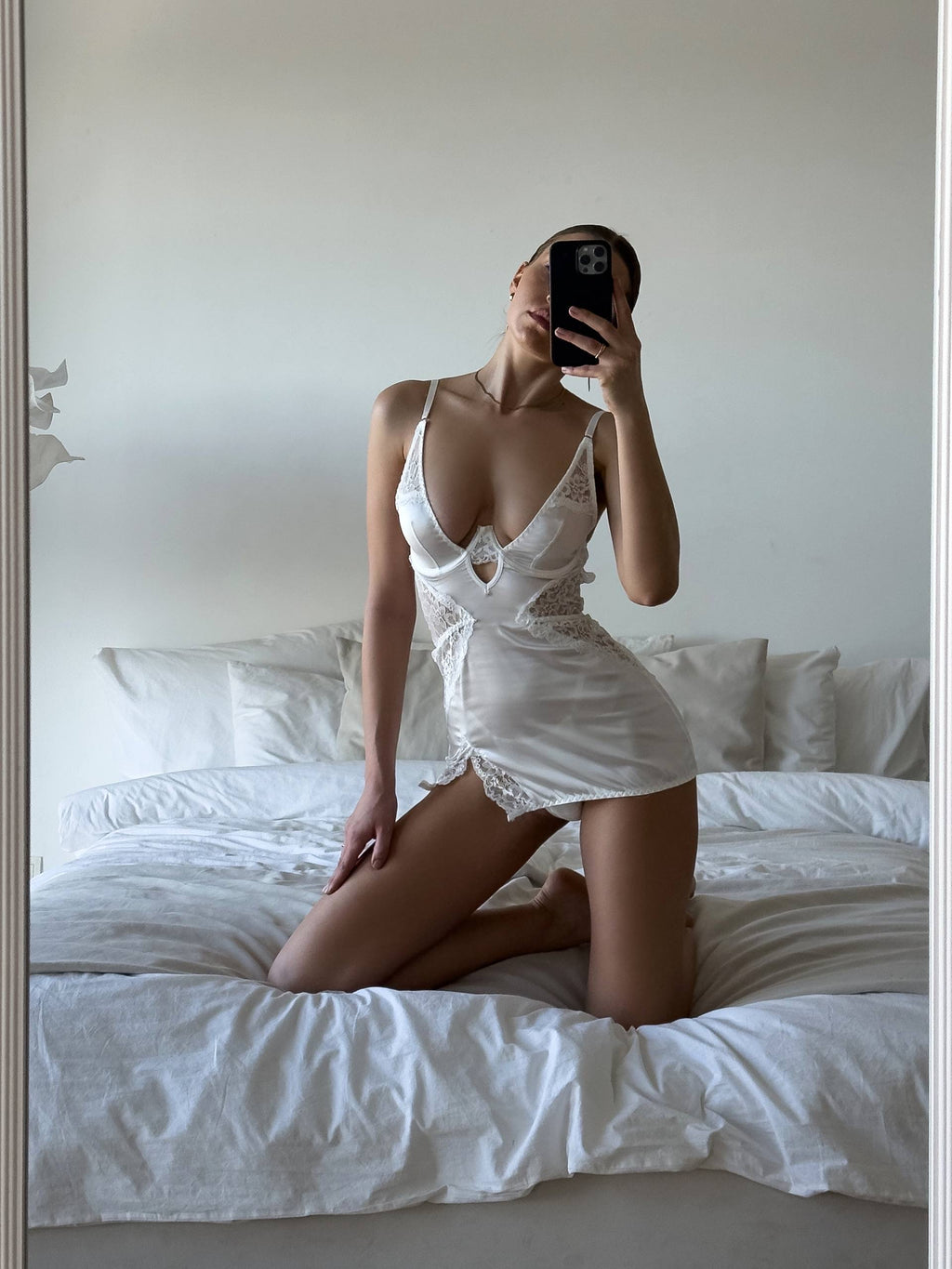 Bride Beyaz Babydoll